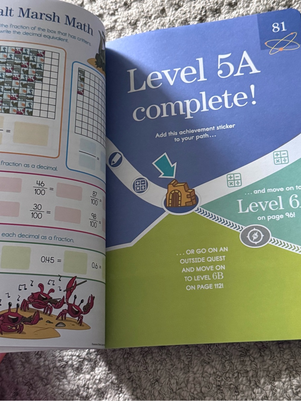 ☀️Summer Brain Quest Workbook for Grades 4 & 5 - Blue - Picture 2 of 3
